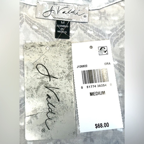 NWT J. Valdi Barcelona Button Front Long-Sleeved Midi Shirt Dress Swim Coverup M - Picture 9 of 13